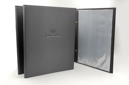 Hard Cover with Plastic Pockets